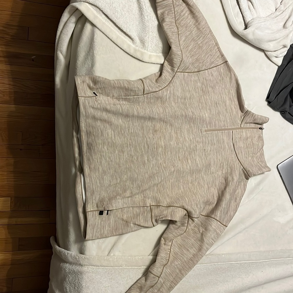 Beige Lululemon quarter zip
